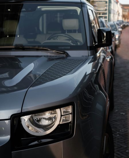 Land rover on road