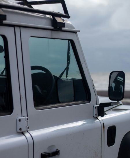 Land rover white