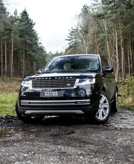 rang rover side pose